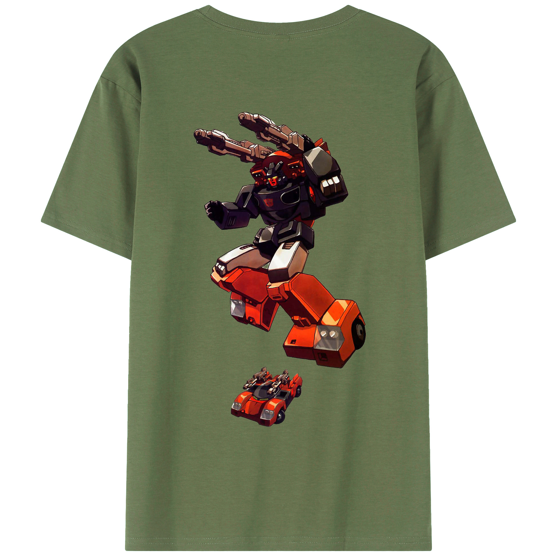 （画像用）  綿100％ メンズ半袖Tシャツ（バックプリント） 通気性
